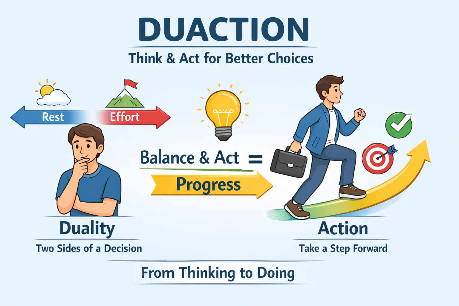 Duaction: A Simple Guide to Understanding Duality and Action