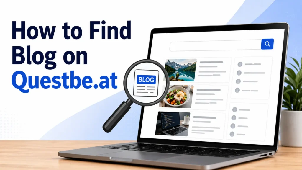 How to find blog on questbe.at