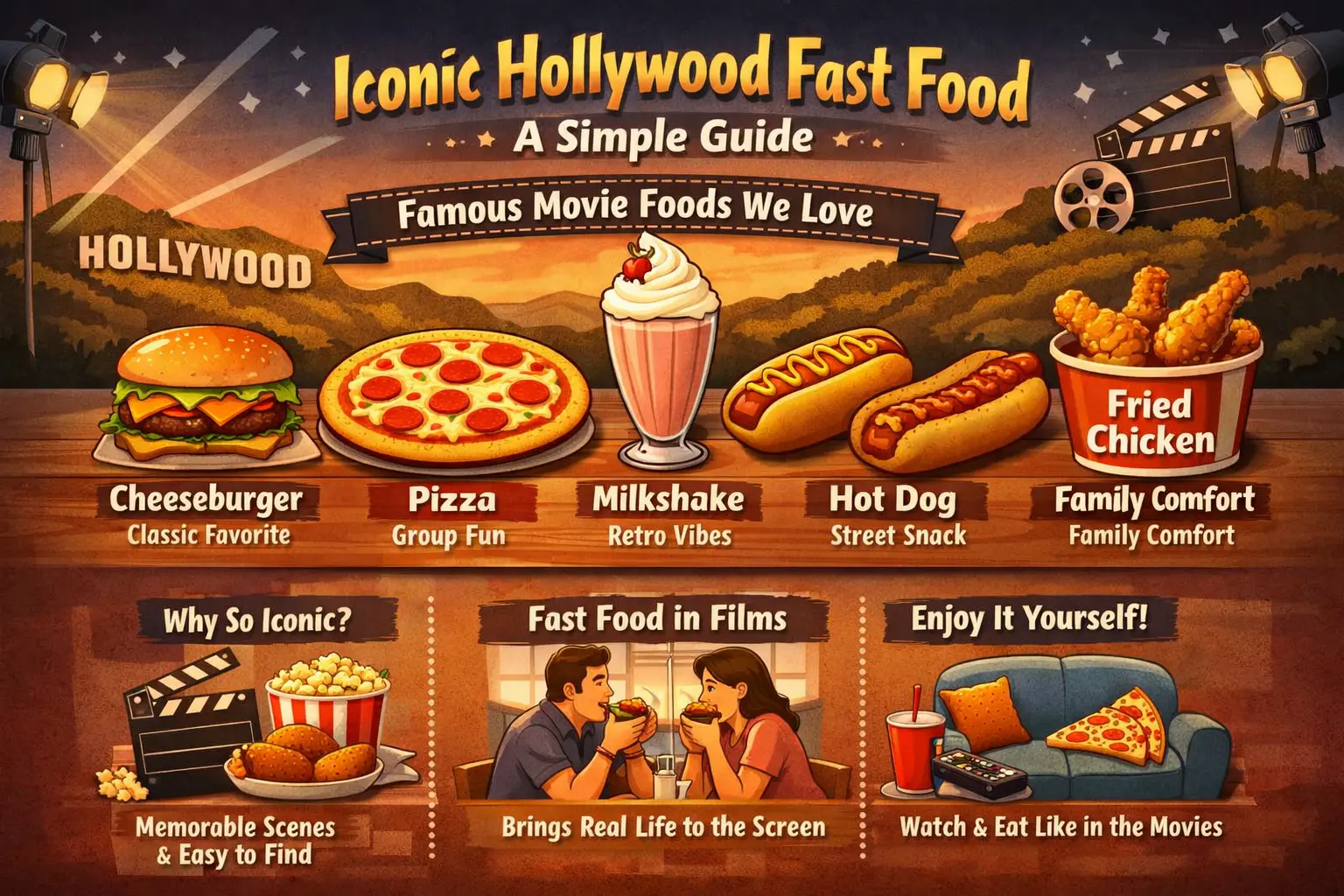 Iconic Hollywood Fast Food