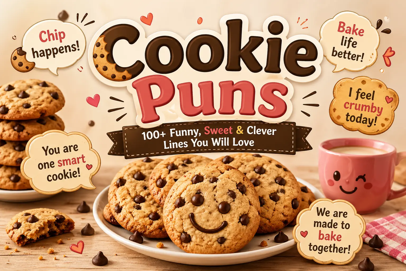 Cookie Puns: 100+ Funny, Sweet & Clever Lines You Will Love